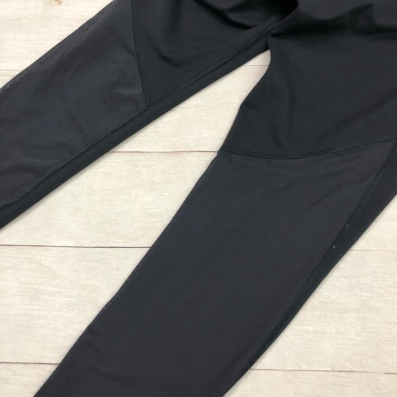 Yogalicious High Waisted Mesh Back Leggings Gray - Picture 4 of 6